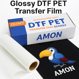 Heat Press Transfer Accessories: Premium DTF PET Film Roll 30mm x 100M – Suitable for Both Hot and Cold Peel