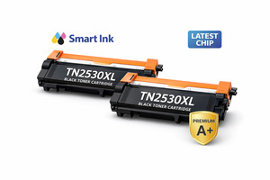 Brother TN2530XL Toner Cartridge 2 Pack – Compatible Black High Yield – For &hellip;