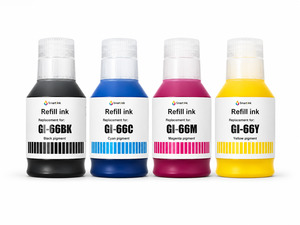 Ink And Toner: Canon GI-66 Compatible Pigment Ink Refill for MAXIFY GX6060 GX7060