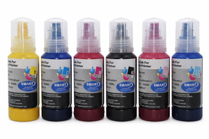 Ink And Toner: 6 Colour Sublimation Ink Set 100ml – BK C M Y LC LM
