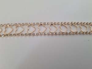 Jewellery: Heart ladder bracelet