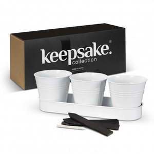 Products: Keepsake Herb Planter Blank or Custom Branded AMPM Promo & Apparel
