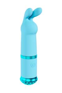 Anal Toys: Loveline Reve Mini Rabbit Vibe Blue