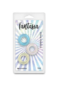 Fantasia Stamina Rings Multicolour Set of 3 Sizes