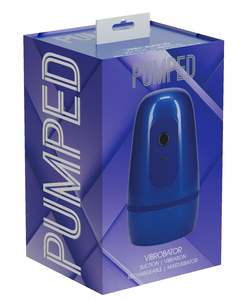 Pumped Vibrobator Masturbator Blue