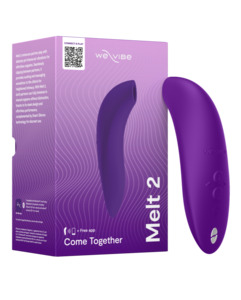 Vibrators: We Vibe Melt 2 Pleasure Air Clitoral Stimulator Purple