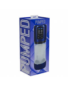 Toys: Pumped Ultralift Penis Pump Blue