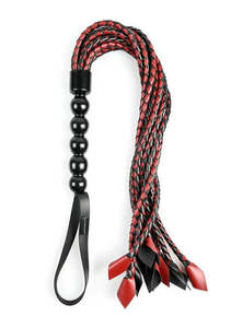 S&M Saffron Braided Flogger