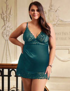 Baby Dolls: Oh Yeah Sexy Babydoll Green XL/2XL - R81167