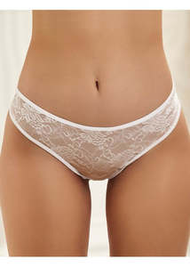 Lingerie: Oh Yeah Panty White P5178-2P 3XL