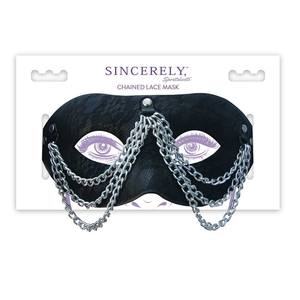 Blindfolds Gags: Sincerely Chained Lace Mask