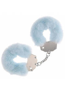 Cuffs: Ouch Fluffy Handcuff Powder Blue