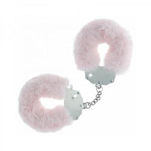Ouch Fluffy Handcuffs Powder Pink