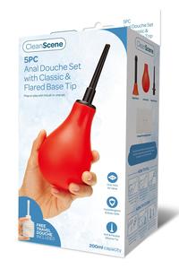 Hygiene Douche: CleanScene 5 Piece Anal Douche Set