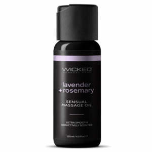 Massage: Wicked Lavender + Rosemary Massage Oil 120ml