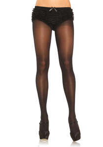 Legwear: Leg Ave Plus Size Elastane Opaque to Waist Pantyhose