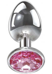 Adam & Eve Pink Gem Anal Plug Large