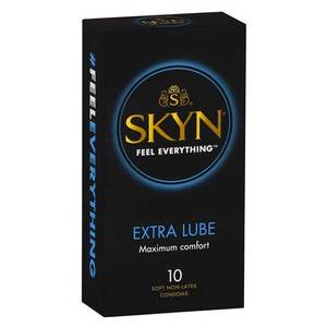 Ansell: Skyn Extra Lube Condoms 10pk