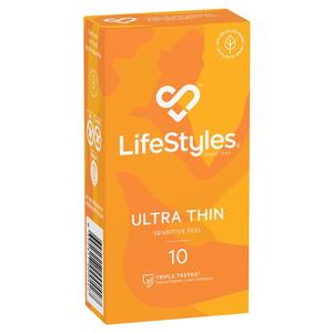 Lifestyles Condoms Ultra Thin 10 Pack