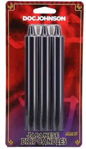 Doc Johnson: Doc Johnson Japanese Drip Candles - 3 Pack Black