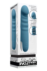 Evolved Queen of All Trades Beaded Thrusting Vibrator