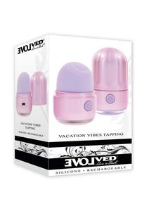 Evolved: Evolved Vacation Vibes Tapping Vibrator - Rechargeable Silicone Discreet
