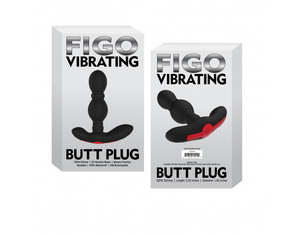 Femme Funn: Figo Vibrating Butt Plug Black