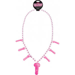 Hott: Pink Pecker Party Whistle Necklace