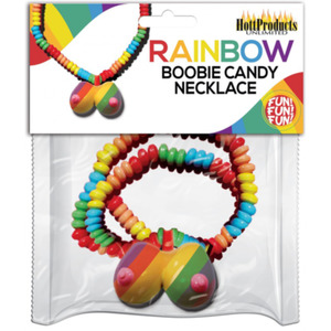 Hott: Rainbow Boobie Candy Necklace