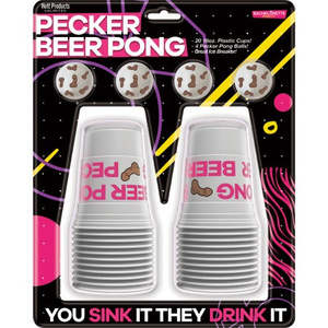Hott: Pecker Beer Pong set
