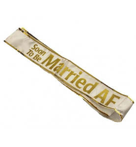 Little Genie: Soon To Be Married AF Sash