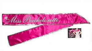 Little Genie: Miss Bachelorette Party Sash - Glow In The Dark