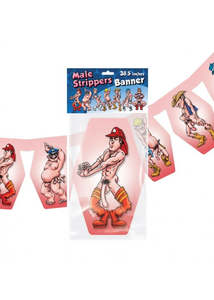 Male Strippers Banner