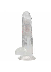 Realrock: Shots Realrock 7" Cock/Dildo with Balls Remote Control