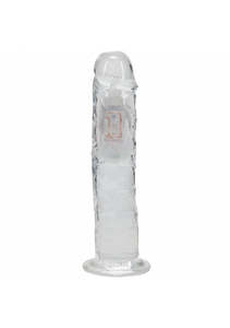 Shots RealRock 8" Cock/Dildo without Balls Remote Control LED