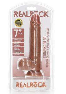 Realrock Straight 7" Dildo Tan