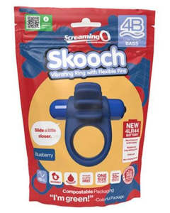Screaming O Skooch Cock Ring Blue