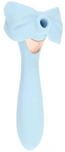 Clitoral Air Pulse: Loveline Darling Clitoral Air Pulse Interchangeable Head Vibe Blue