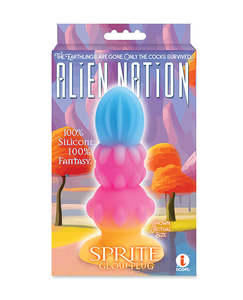 Dildos Dongs: Alien Nation Sprite Glow Butt Plug