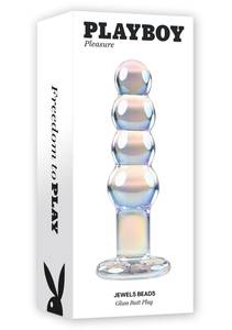 Playboy Jewels Beads Glass Butt Plug