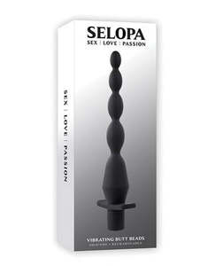 Anal Beads: Selopa Vibrating Butt Beads