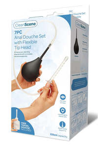 Douche Enema: CleanScene 7 Piece Anal Douche Set