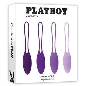 Kegel Balls: Playboy Pleasure Put In Work Kegal Balls Set
