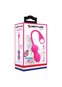 Kegel Balls: Pretty Love Elvira App Vibrating Kegel Balls - 212HP-1 Pink