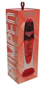 Pumped Aqua Pro Submersible Automatic AI Enabled Penis Pump Red