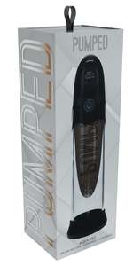 Pumped Aqua Pro Submersible Automatic AI Enabled Penis Pump Black