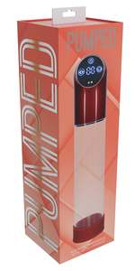 Penis Pumps: Pumped Automatic Penis Pump Metal Red