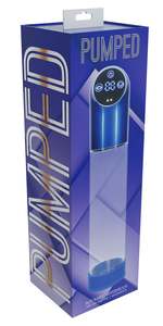 Pumped Automatic Penis Pump Metal Blue