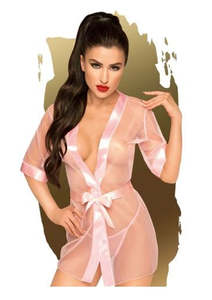 Other Lingerie: Midnight Mirage Kimono 5959 Pink - XL