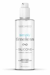 Silicone Based: Wicked Simply Timeless Silicone Lube 120ml